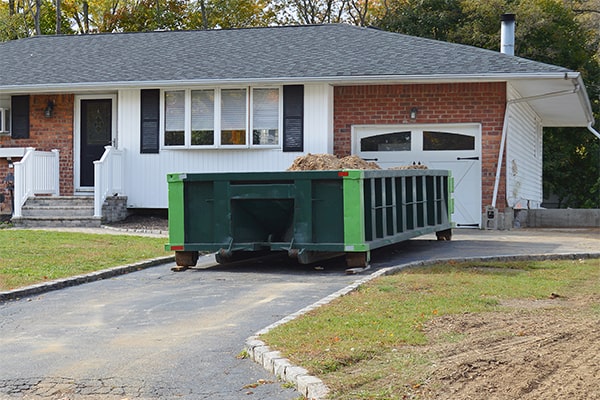 you can choose from various sizes of residential dumpsters to suit your needs